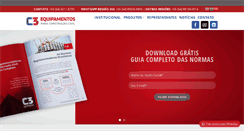 Desktop Screenshot of c3equipamentos.com.br