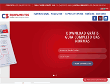 Tablet Screenshot of c3equipamentos.com.br